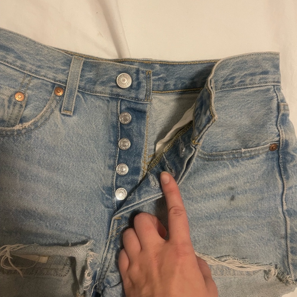 Levi denim shorts